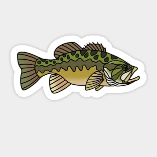 Bass fish Sticker